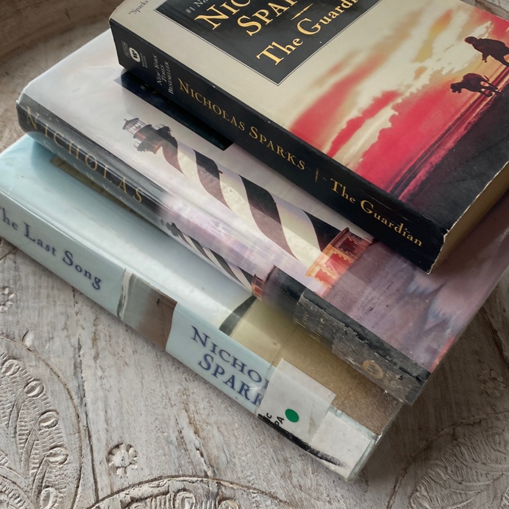 Lot Nicholas Sparks hard cover books novels the last song true believer guardian